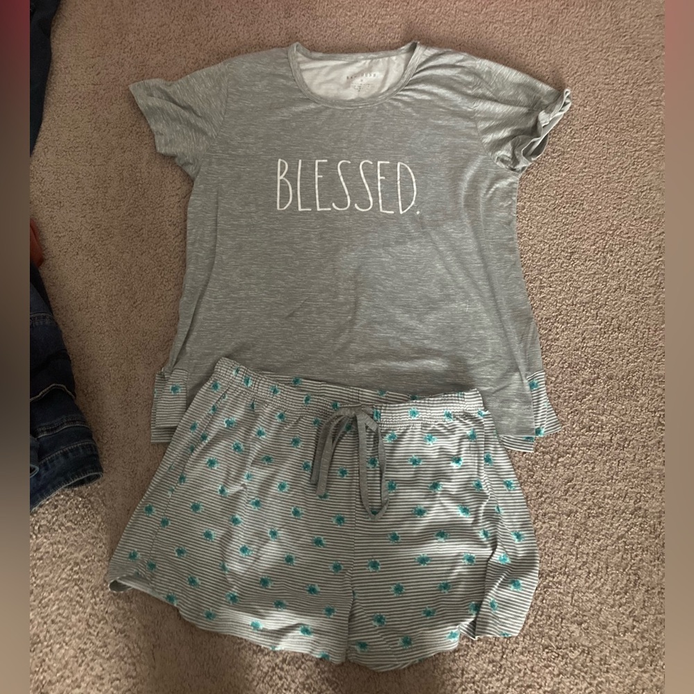 Girls size medium pajama set